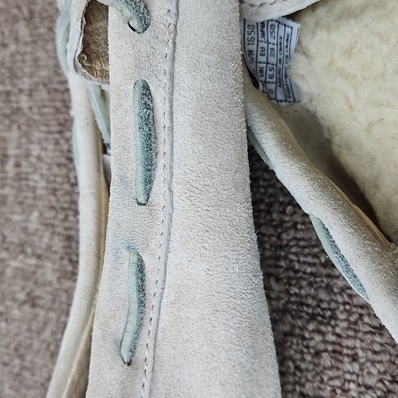 UGG Dakota Moccasin Slipper Women 8 Driving Loafer Suede Sheepskin Lined Shoes - Picture 7 of 7